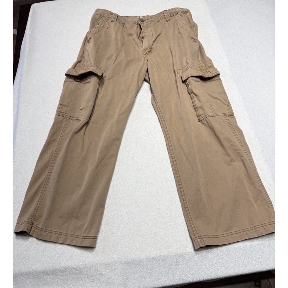 Vintage Levis Cargo Loose Straight Khaki/Gold/Tan Men's 36 X 30